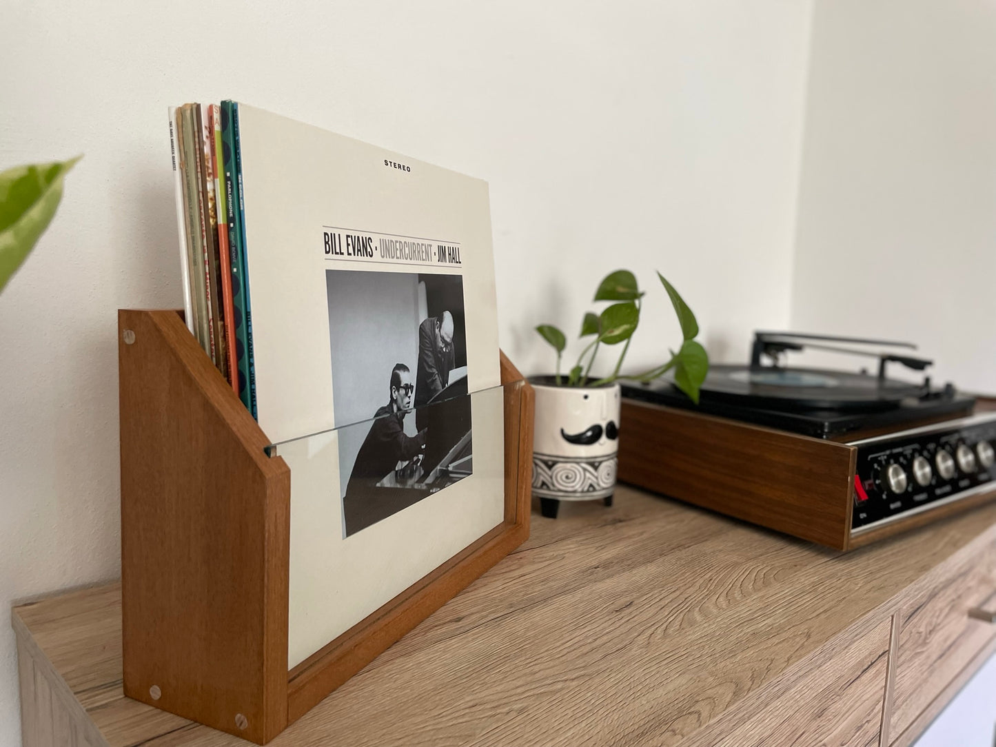 Vinyl Vault | Wall Mount Vinyl Record Holder LP | Italian Design Storage | Bixdesign