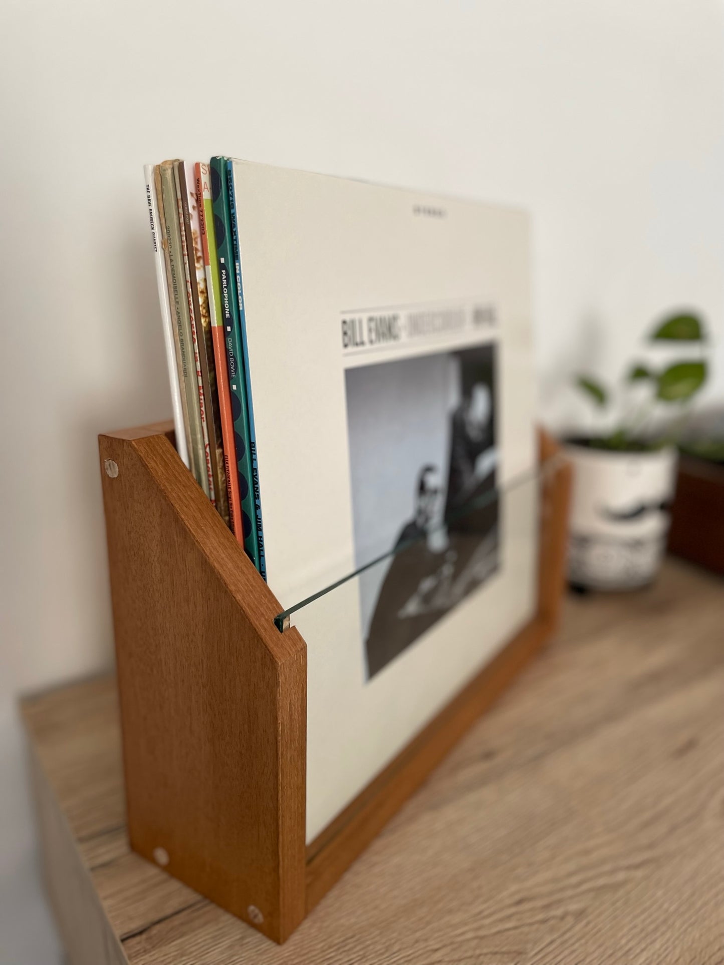 Vinyl Vault | Wall Mount Vinyl Record Holder LP | Italian Design Storage | Bixdesign