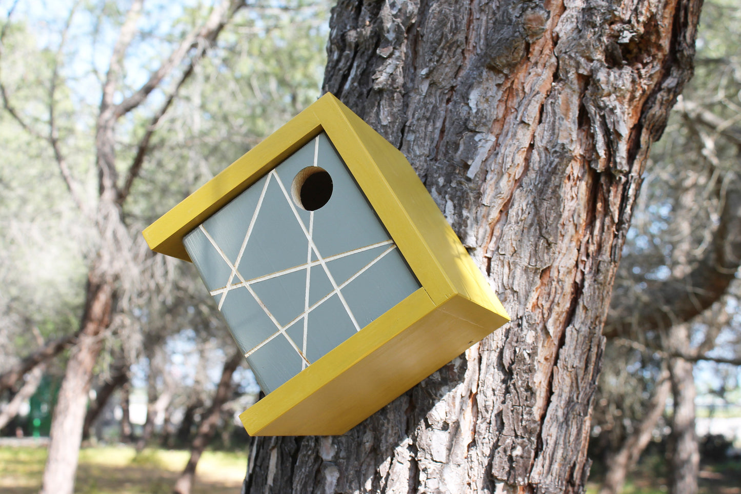 Casetta per uccelli. Mangiatoia per uccelli Casetta di nidificazione per uccelli. Birdhouse. KU-BIRD
