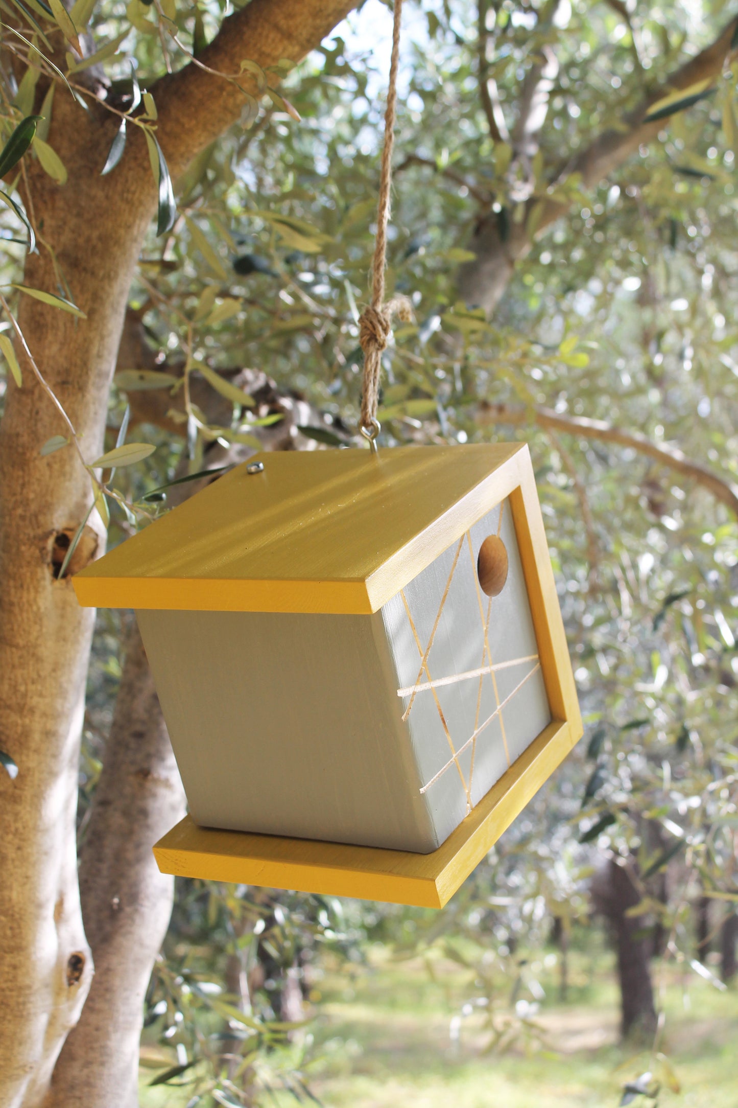 KU-BIRD YELLOW Casa nidificazione per uccellini