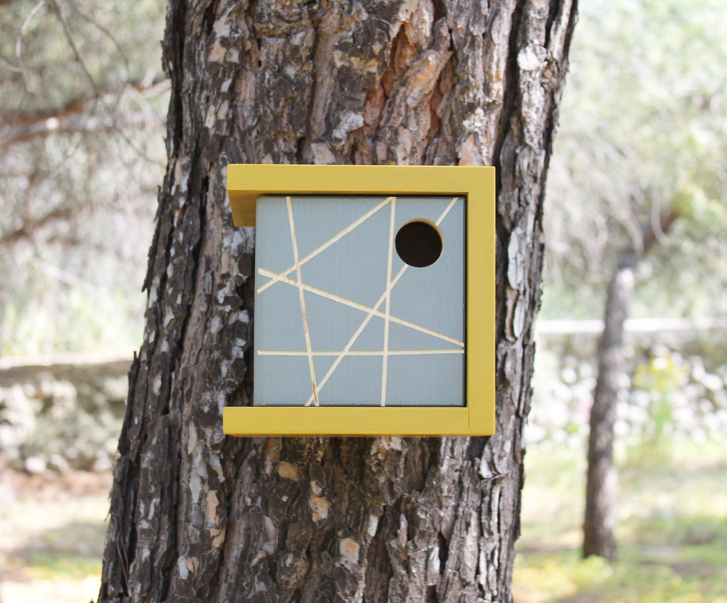KU-BIRD YELLOW Casa nidificazione per uccellini