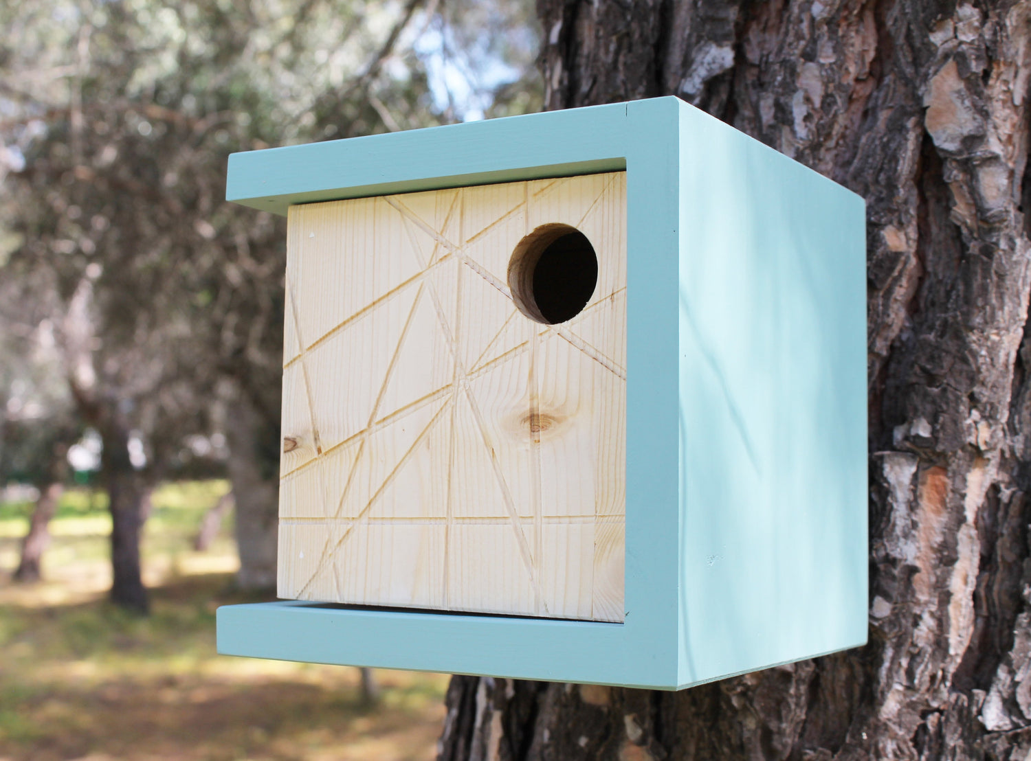 Rifugio in legno per uccelli  birdhouse mod. KU-BIRD