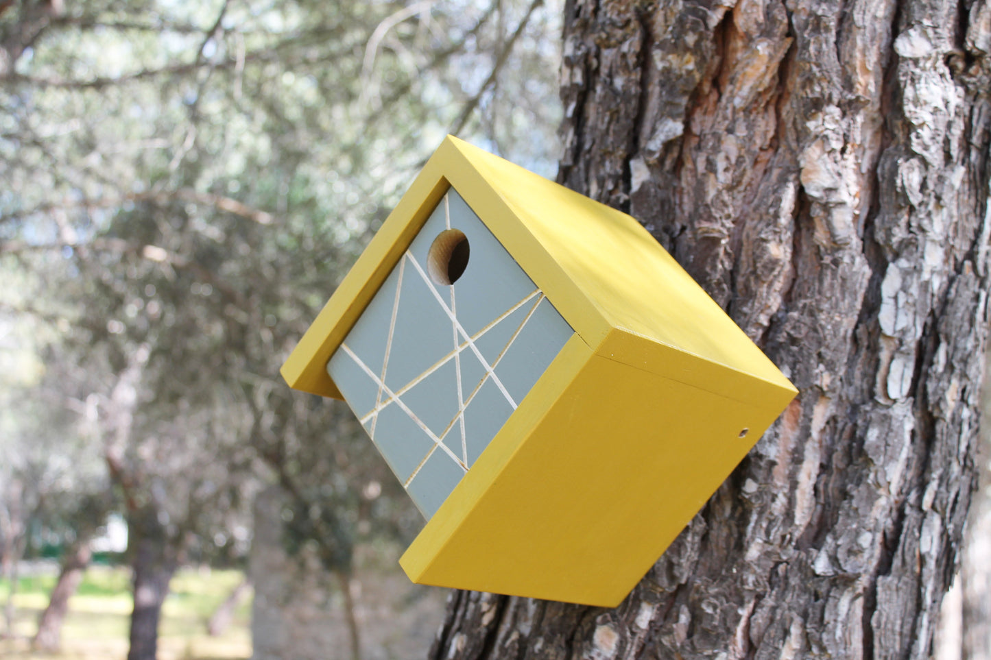 KU-BIRD YELLOW Casa nidificazione per uccellini