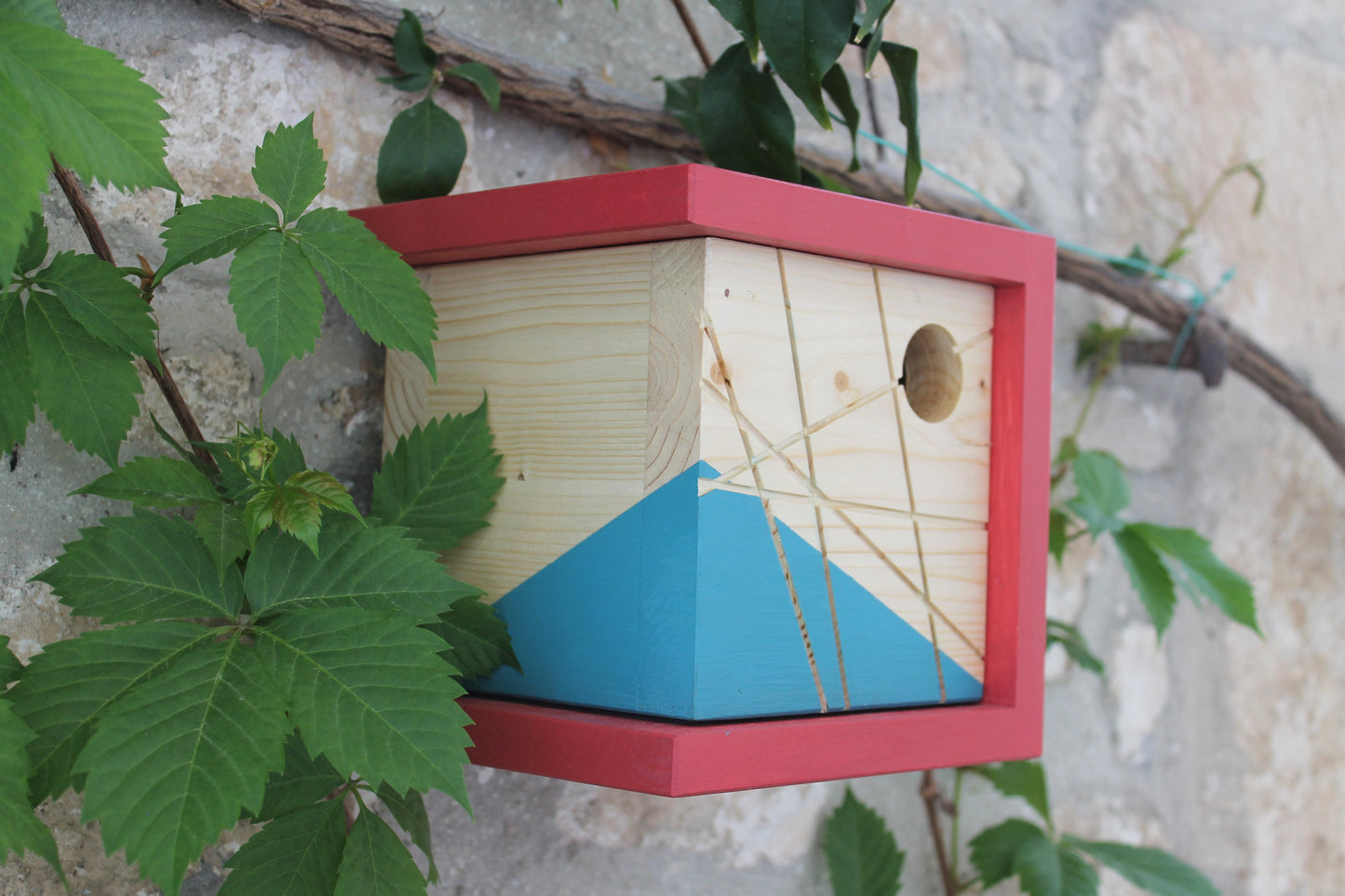 KU-BIRD RED Casa nidificazione per uccellini