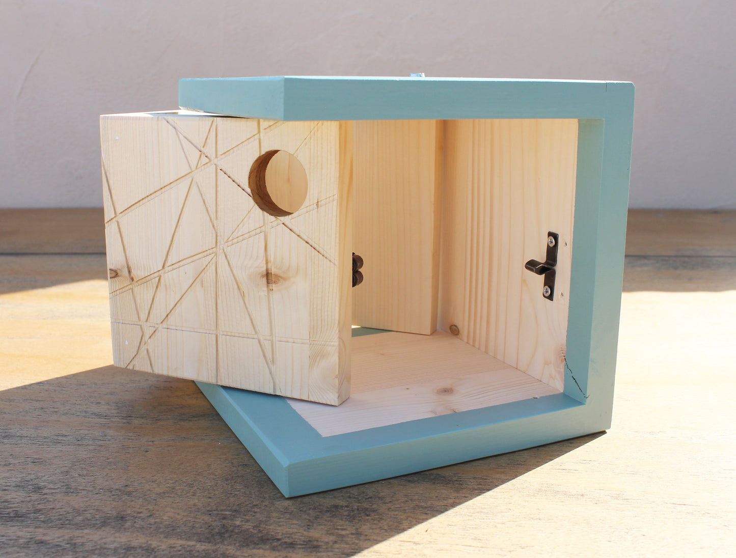 KU-BIRD BLUE Casa nidificazione per uccellini