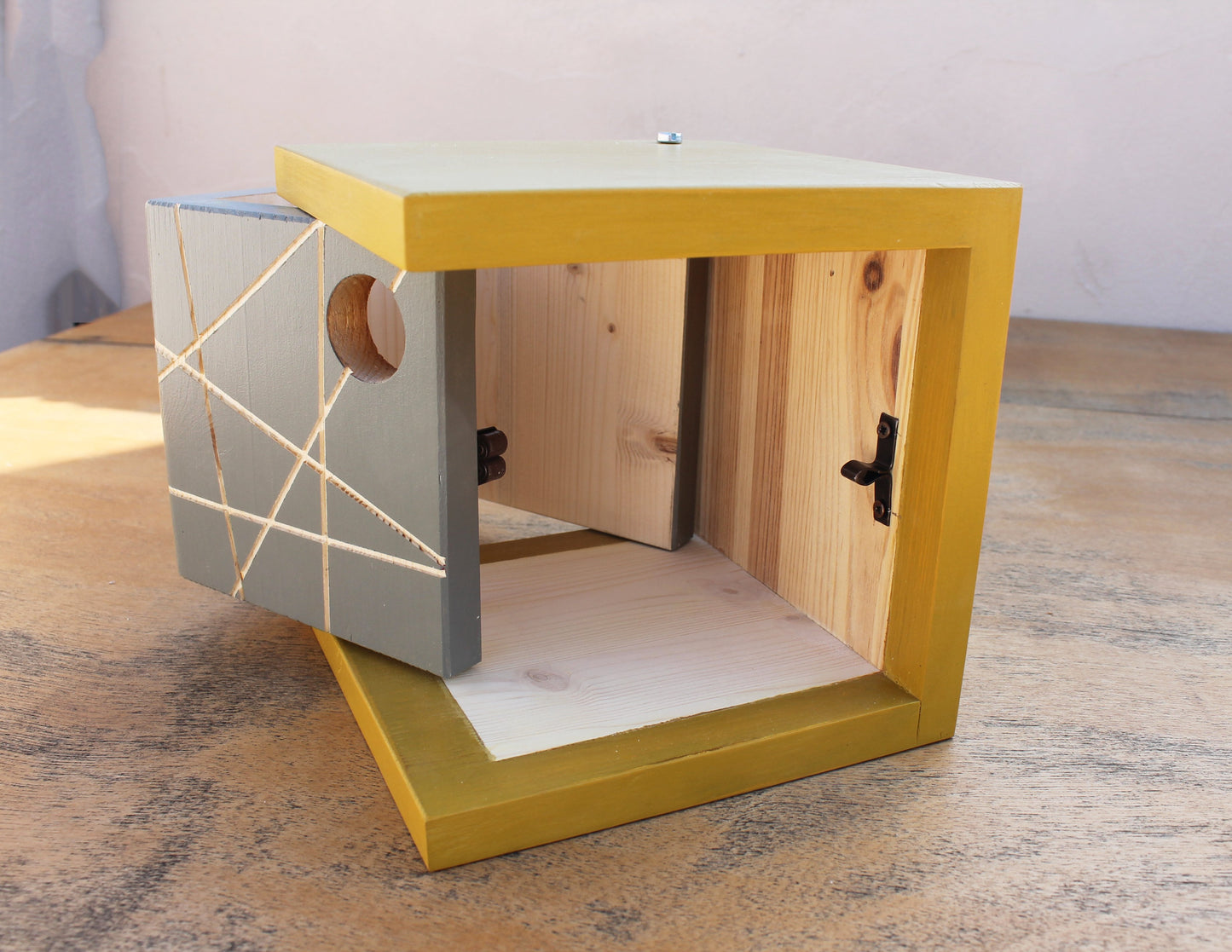 KU-BIRD YELLOW Casa nidificazione per uccellini