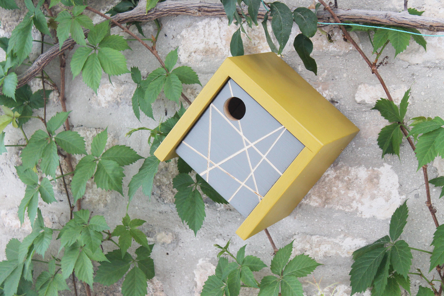 KU-BIRD YELLOW Casa nidificazione per uccellini