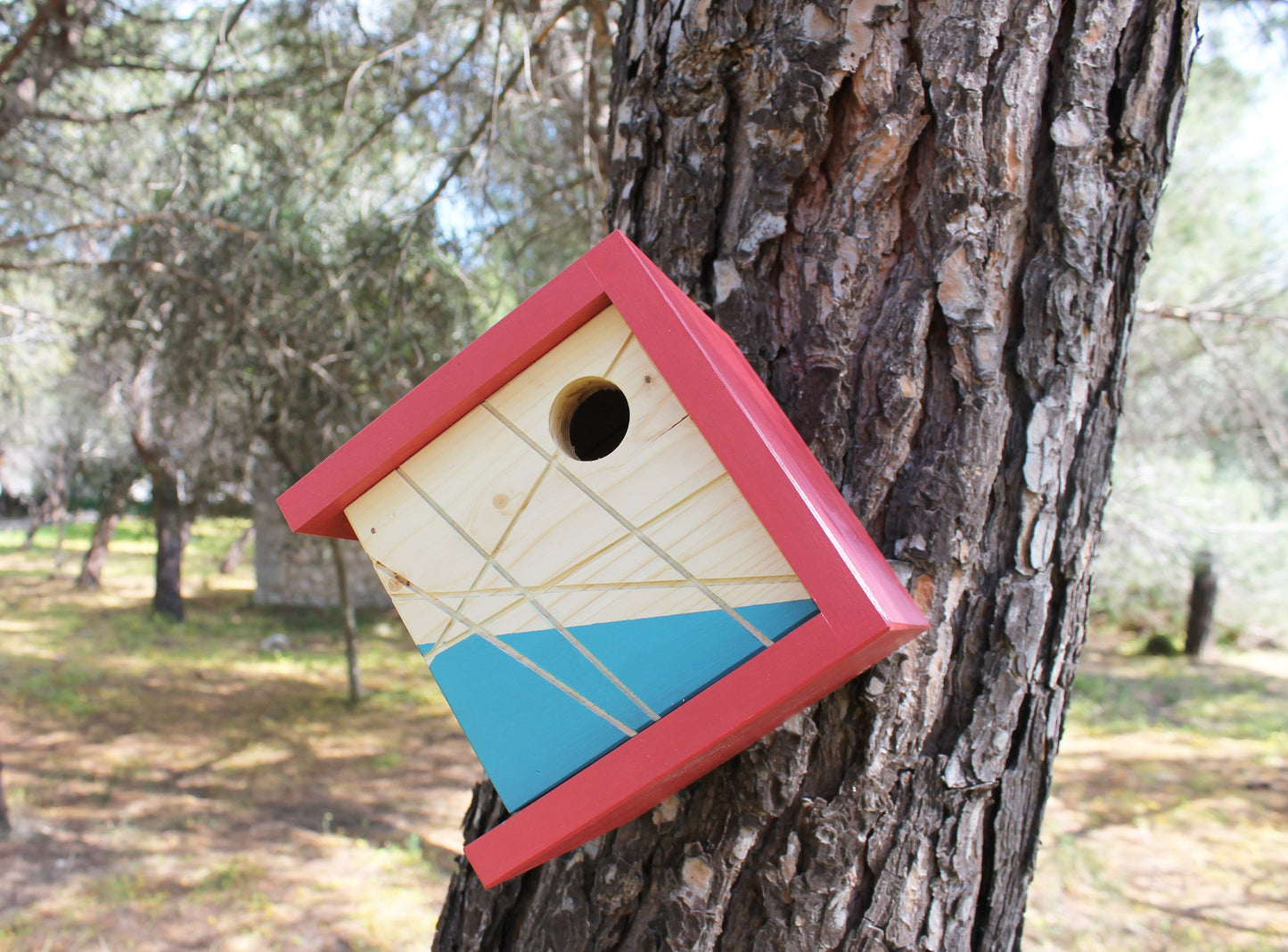 KU-BIRD RED Casa nidificazione per uccellini