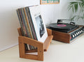 Wooden Vinyl Record Holder – Recordstand | Up to 40 LPs