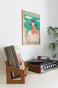 Wooden Vinyl Record Holder – Recordstand | Up to 40 LPs