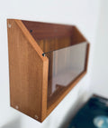 Vinyl Vault | Wall Mount Vinyl Record Holder LP | Italian Design Storage | Bixdesign