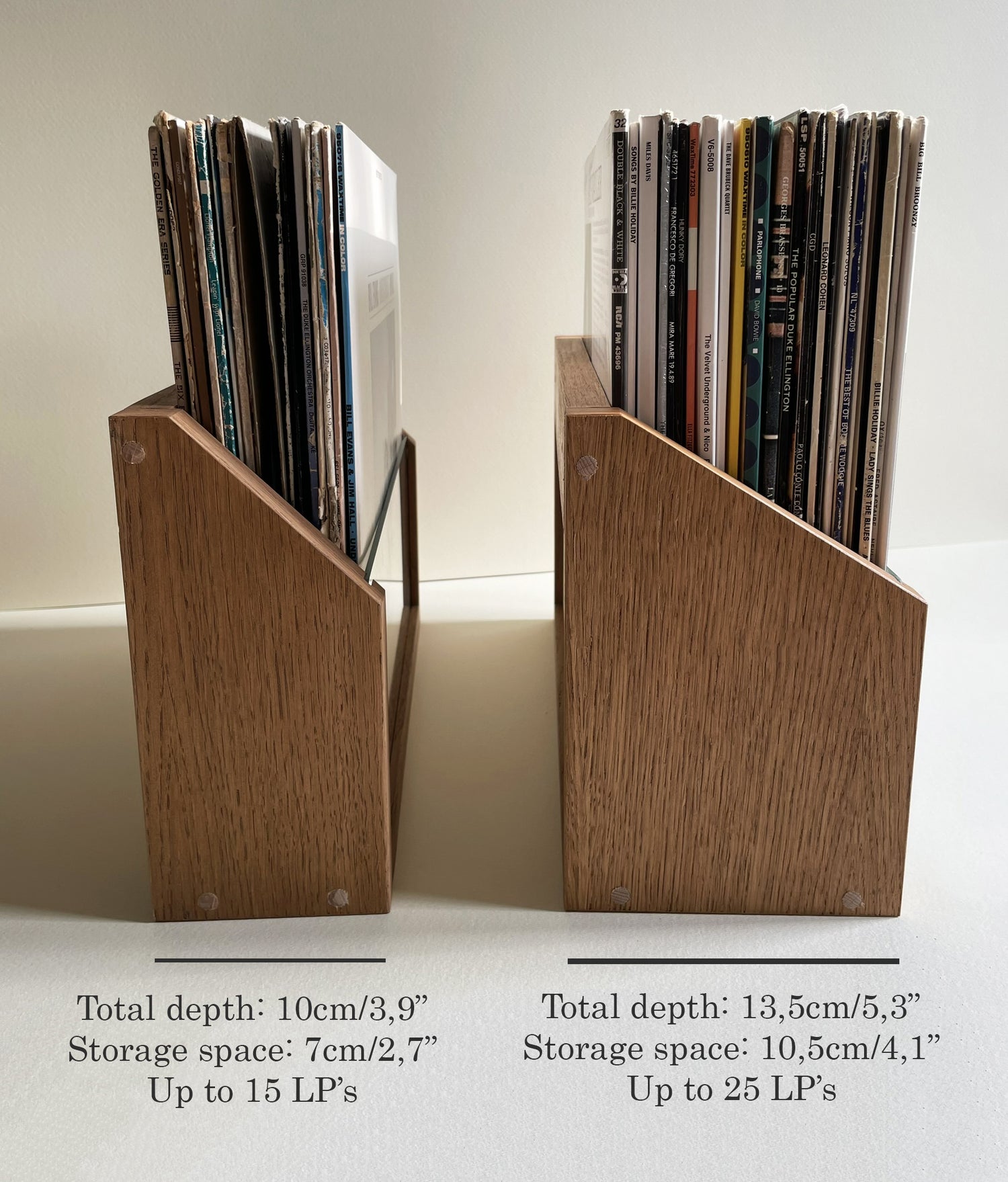 Porta Vinili A Parete Per 50 Dischi - Con Espositore 'Now Playing' | In Acciaio, Design Moderno - Foto 7