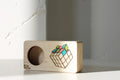 Amplificatore naturale per smartphone. Altoparlante ecologico in legno. mod. CUBIK. Bixdesign