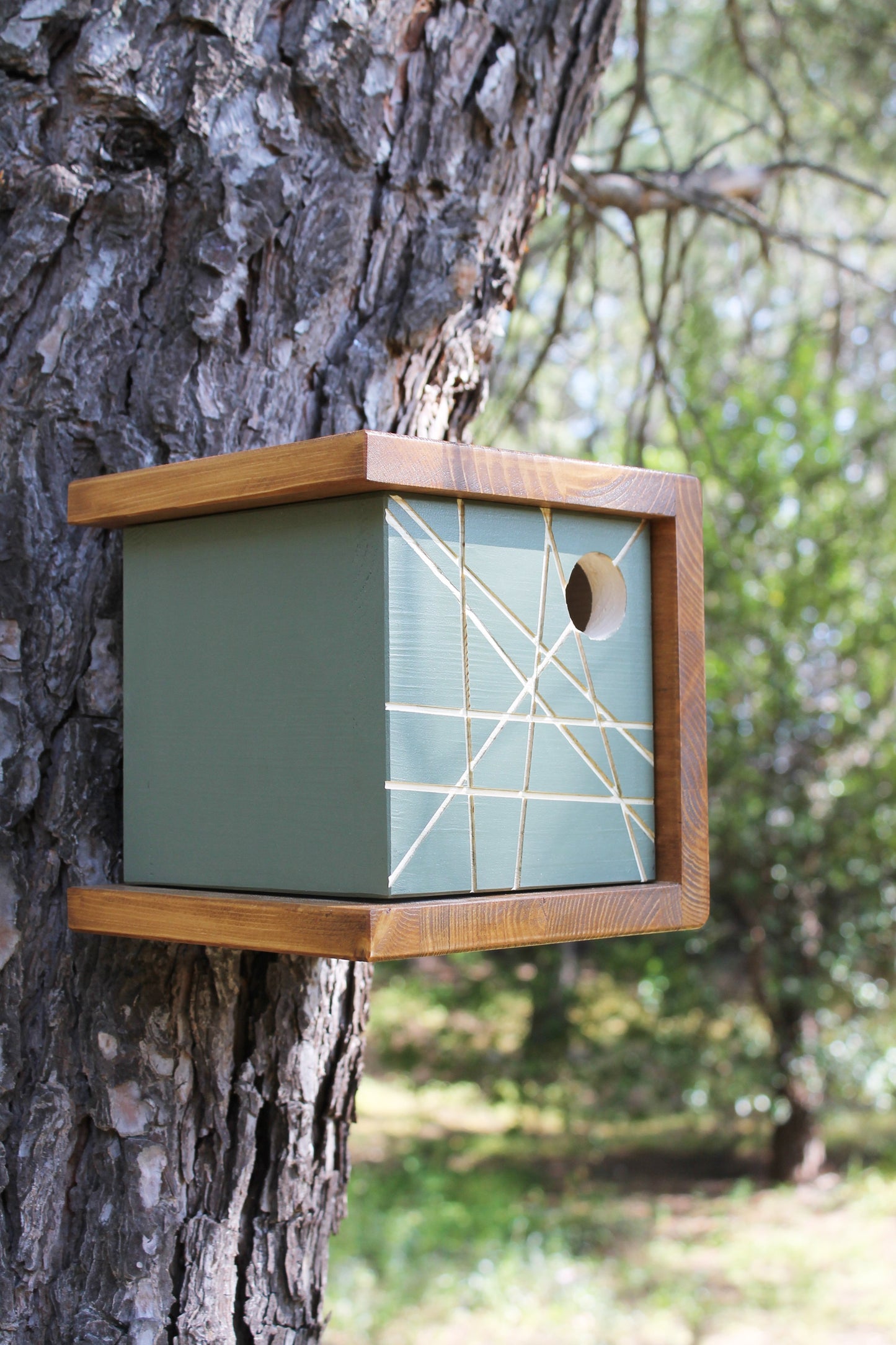 KU-BIRD GREEN Nesting house for birds