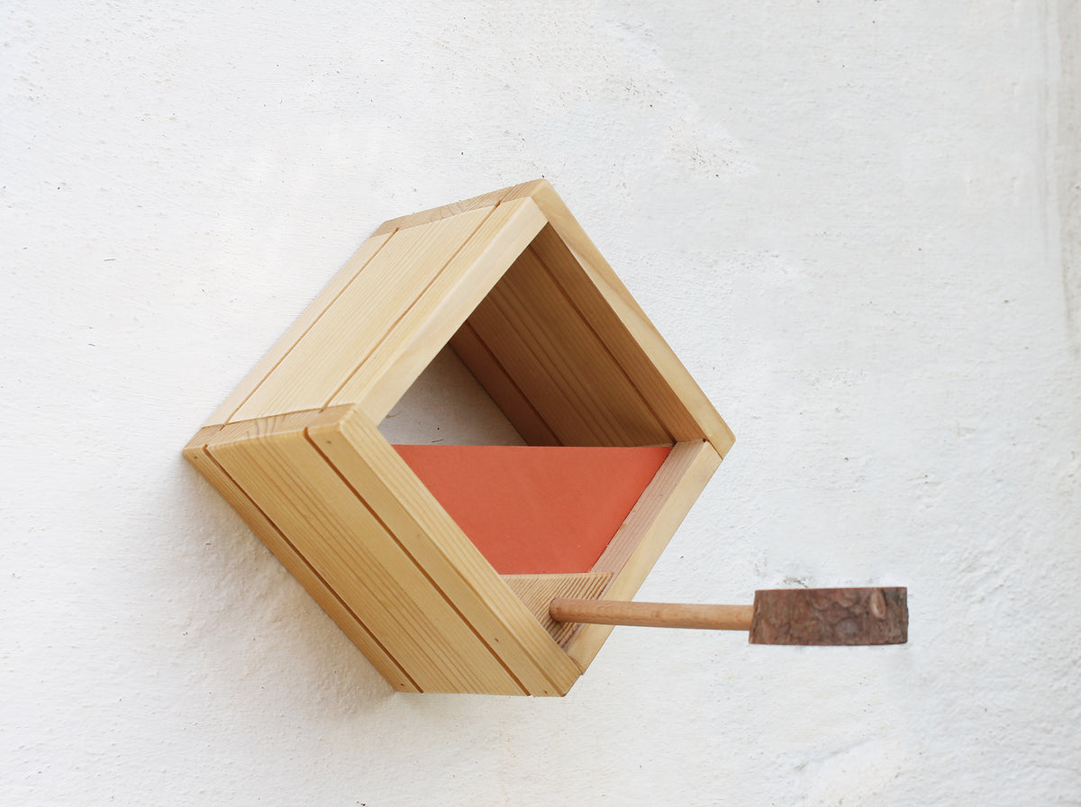 Mangiatoia, nido per uccellini. Ku-Bird feeder