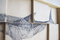 SHARK. Disegno su legno