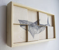SHARK. Disegno su legno