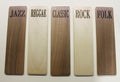 Wooden Vinyl Record Dividers | LP Collection Organization | Bixdesign