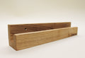 Floating Shelf Organizer in Solid Chestnut Wood