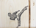 FIGHT. Decorazione da parete in legno